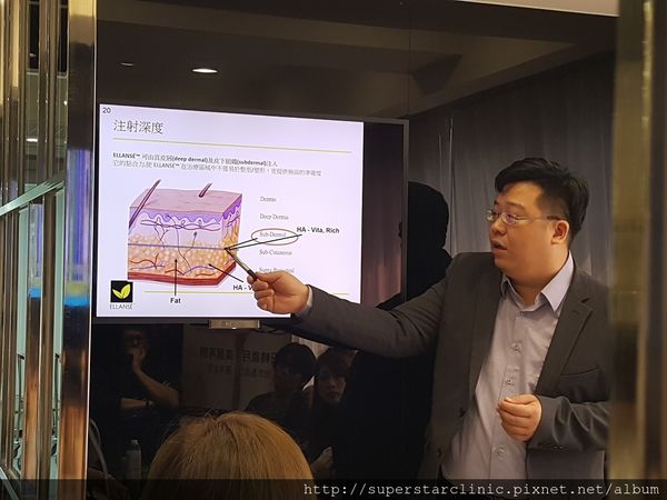 整形外科林敬鈞醫師講解洢蓮絲施打的方式